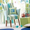 stripey blue chair