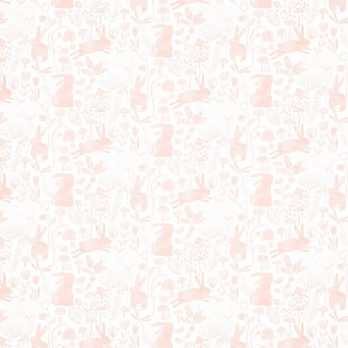 Into the Meadow Wallpaper - Powder by pink animal wallpaper from harlequin