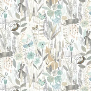 black-grey children's wallpaper from harlequin