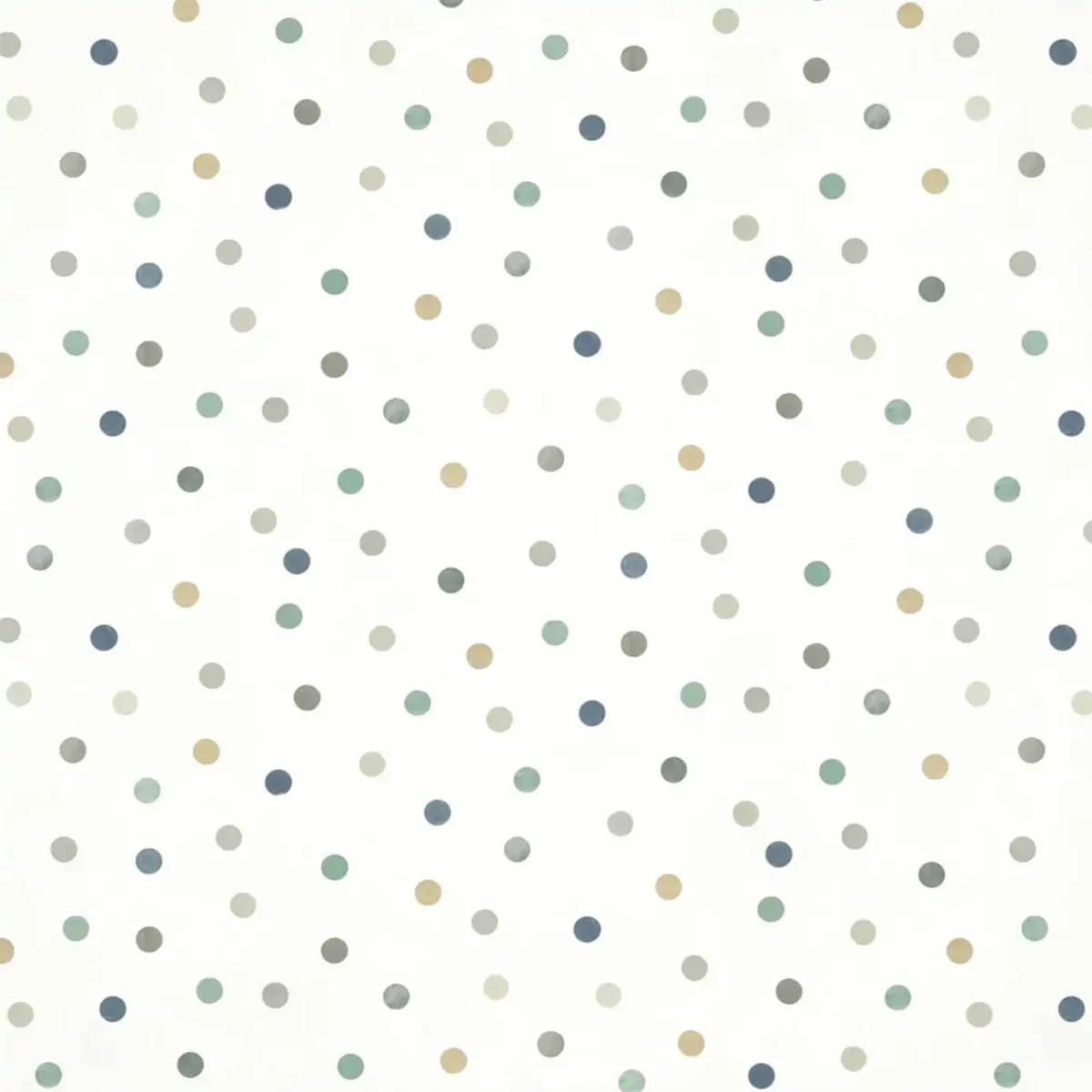 Bon Bon Wallpaper - Gilver / Duck Egg / Denim by multicolour children's wallpaper from harlequin