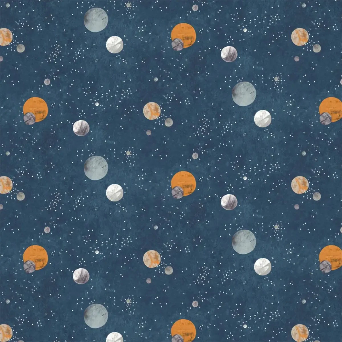 blue children's wallpaper from harlequin