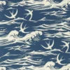 blue animal cotton fabric from Sanderson