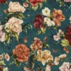 multicolour botanical velvet-chenille fabric from Sanderson