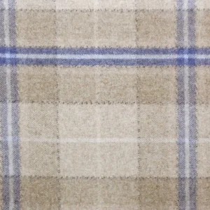 neutral checked woolen fabric from Sanderson