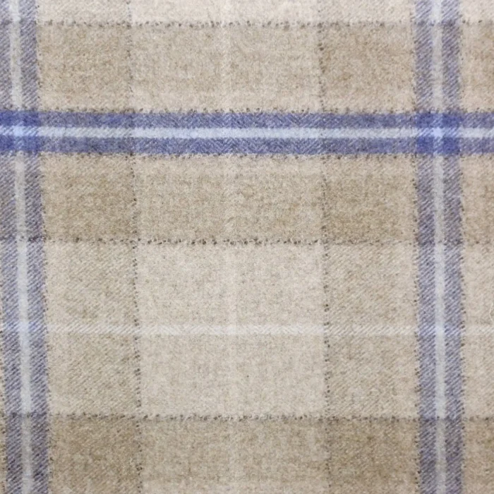Milton Fabrics - Indigo / Stone swatch