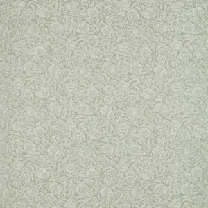 green botanical jacquard fabric from Sanderson