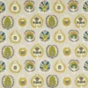 multicolour botanical embroideried fabric from Sanderson