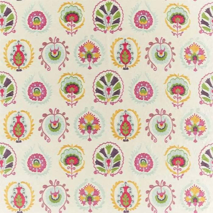 Daula Fabric - Tyrian swatch