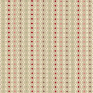 brown striped embroideried fabric from Sanderson