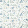 blue animal linen fabric from Sanderson