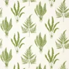 green botanical printed fabric from Sanderson