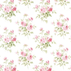 green botanical cotton fabric from Sanderson