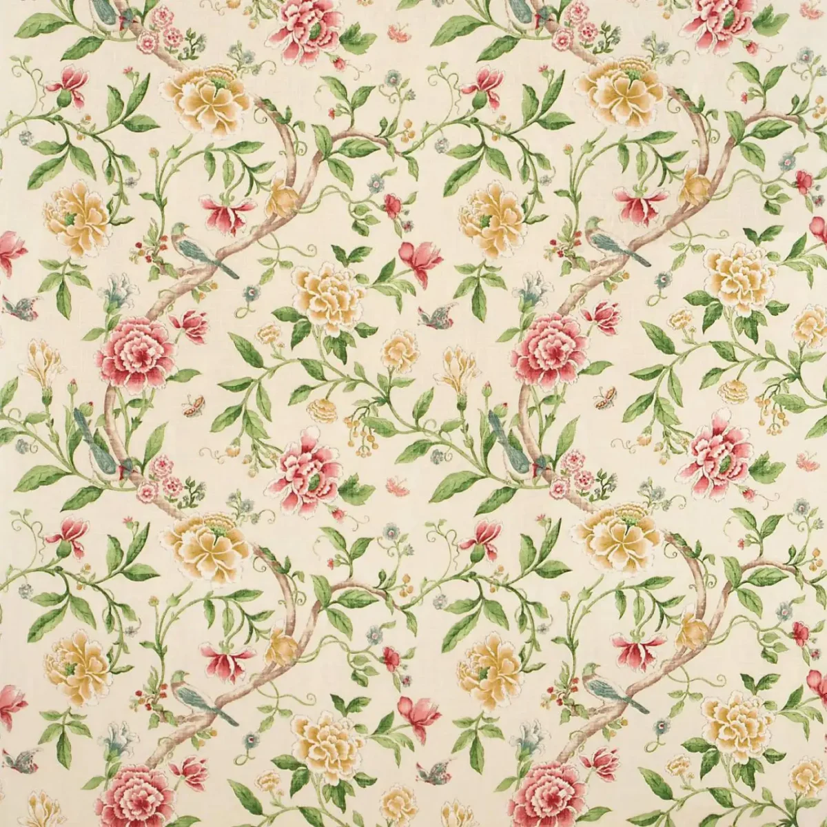 multicolour animal printed fabric from Sanderson