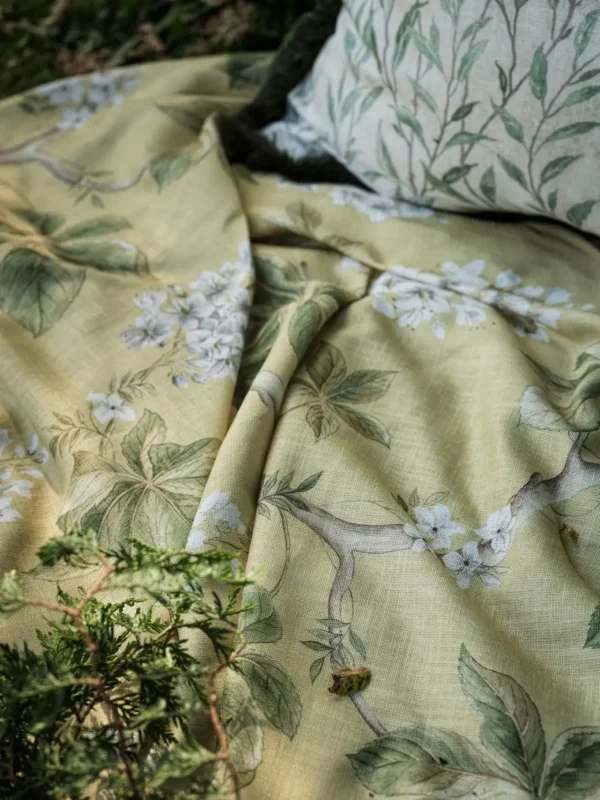 Chestnut Tree Fabric - Seaspray / Peony by Chestnut Tree Fabric - Seaspray / Peony from