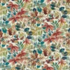 multicolour botanical printed fabric from Sanderson