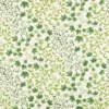 green botanical cotton fabric from Sanderson