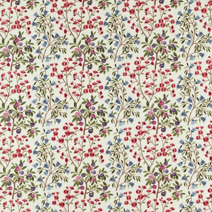 Foraging Embroidery Fabric - Meadow Violet swatch