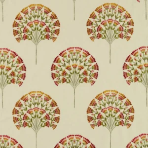 neutral botanical embroideried fabric from Sanderson