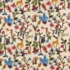 multicolour animal embroideried fabric from Sanderson