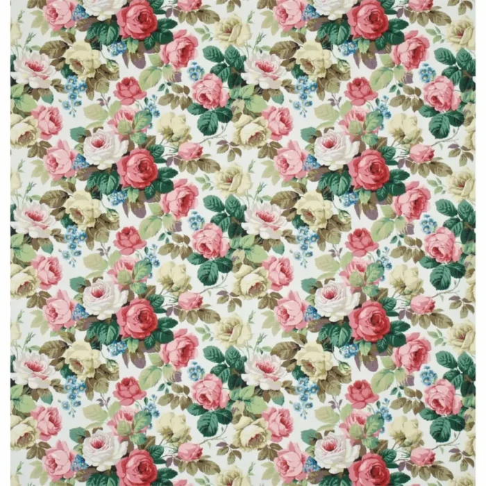 Chelsea Fabric - White / Pink swatch