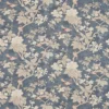 blue animal linen fabric from Sanderson
