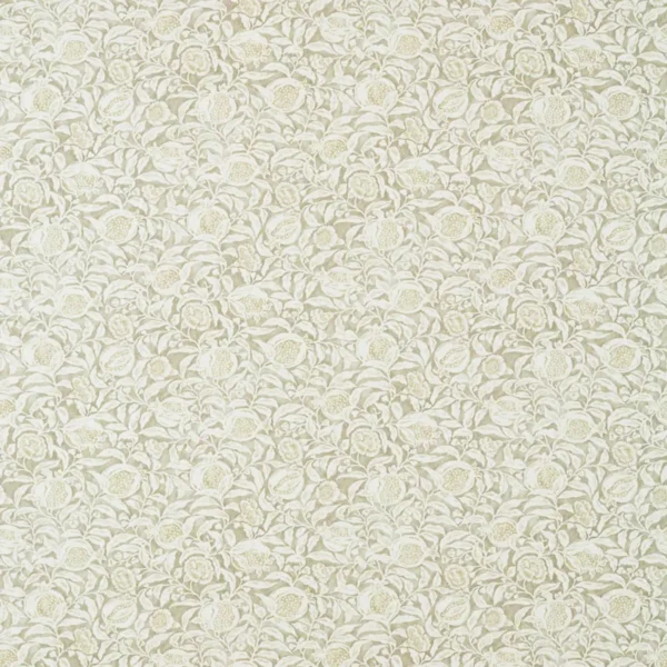 Annandale Fabric - Parchment / Stone by brown botanical linen fabric from Sanderson