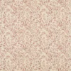 red botanical linen fabric from Sanderson