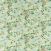 green botanical printed fabric from Sanderson