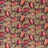 brown botanical velvet-chenille fabric from Sanderson
