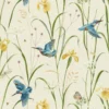multicolour botanical cotton fabric from Sanderson