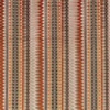 orange striped velvet-chenille fabric from Romo