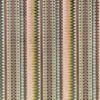 multicolour striped velvet-chenille fabric from Romo