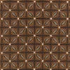 brown geometric jacquard fabric from Romo