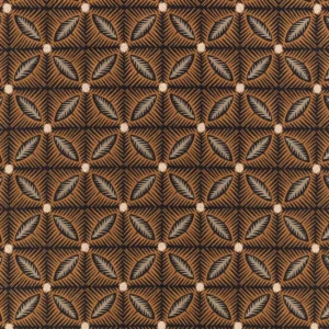 brown geometric jacquard fabric from Romo