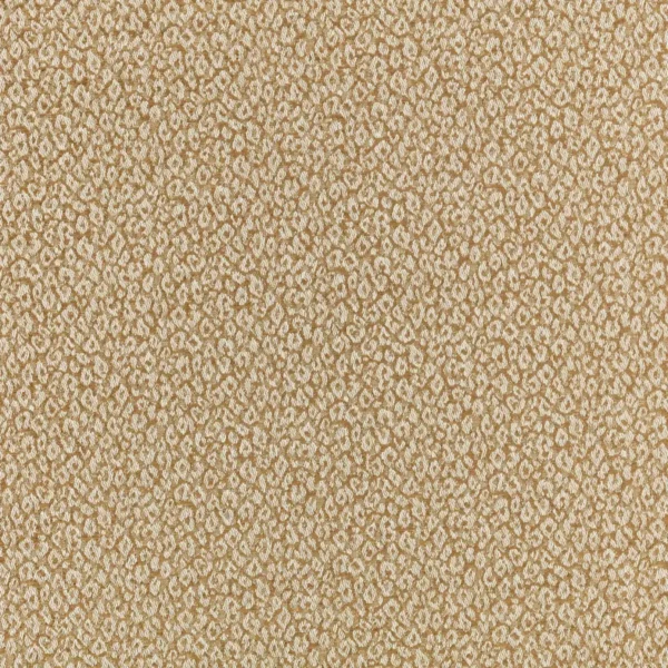 Kitty Fabric - Ochre by yellow spotted jacquard fabric from Romo
