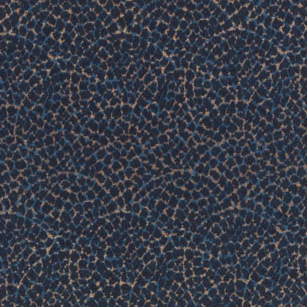 Lulu Fabric - Indigo Sky by blue spotted woven fabric from Romo