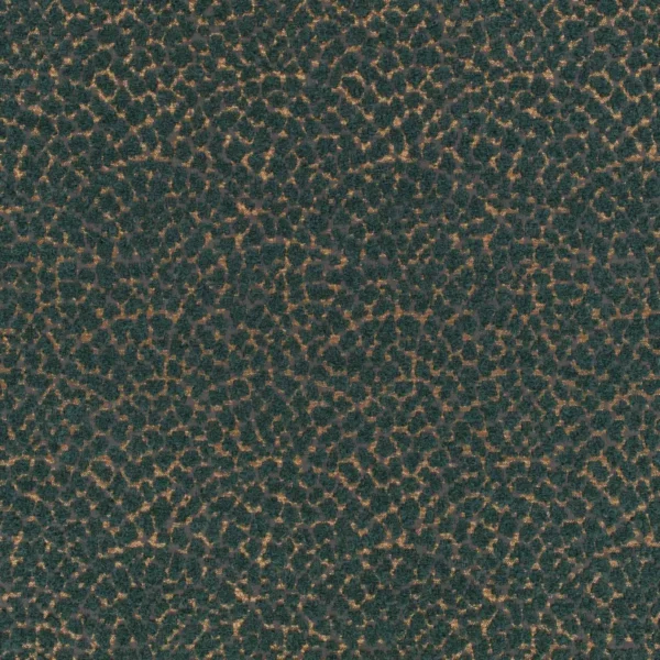 Lulu Fabric - Deep River by green spotted woven fabric from Romo