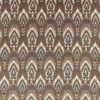 brown botanical velvet-chenille fabric from Romo