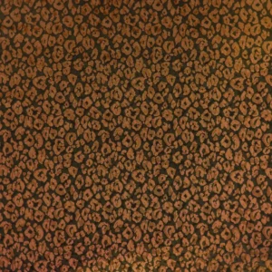 orange animal velvet-chenille fabric from Romo