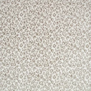 white animal velvet-chenille fabric from Romo