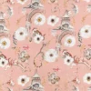 pink animal cotton fabric from Romo