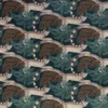 green animal velvet-chenille fabric from Romo
