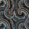 blue misc velvet-chenille fabric from Romo