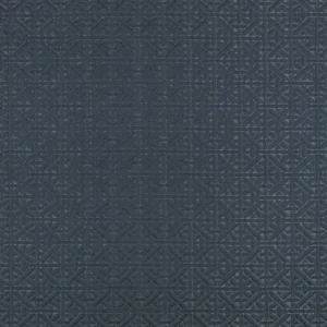 blue geometric jacquard fabric from Romo