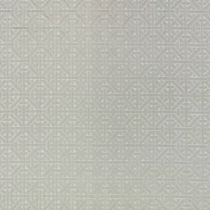 black-grey geometric jacquard fabric from Romo