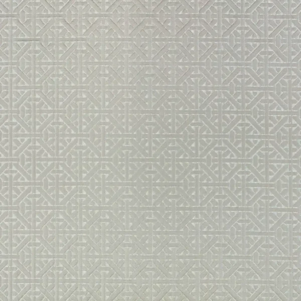 black-grey geometric jacquard fabric from Romo