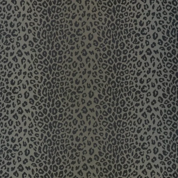 black-grey animal jacquard fabric from Romo
