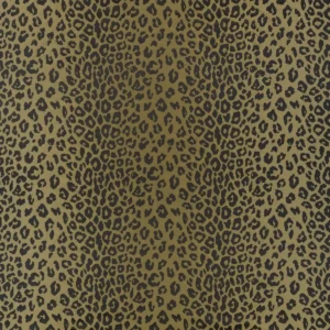 green animal jacquard fabric from Romo