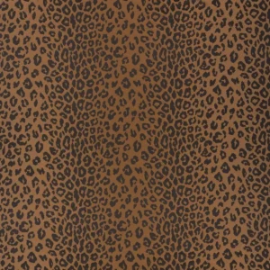 orange animal jacquard fabric from Romo