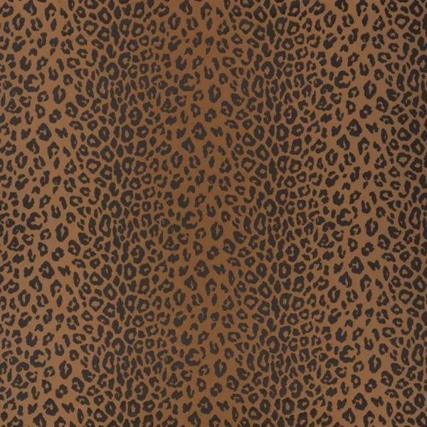 orange animal jacquard fabric from Romo